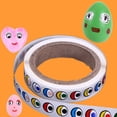 thumbnail image 1 of Cartoon Animal Eyes Nose Mouth DIY Glue Stickers Children Educational Toys Scrapbook Sticker Birthday Gifts Crafts Material heqiyong LED, 1 of 2