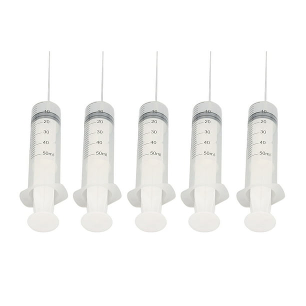 Jeringa de llenado de tinta transparente fácil medición sin fugas jeringas de recarga de tinta de 50 ml pequeña burbuja para cartucho de impresora ANGGREK Otros