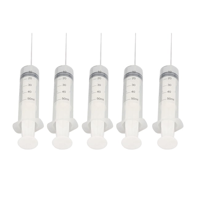 Jeringa de llenado de tinta transparente fácil medición sin fugas jeringas de recarga de tinta de 50 ml pequeña burbuja para cartucho de impresora ANGGREK Otros