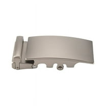 Men's Solid Buckle Automatic Ratchet Leather Belt Buckle