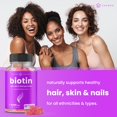 thumbnail image 4 of Gomitas NutraChamps Biotina 10000 mcg de alta potencia 5000 mcg x30, 4 of 7