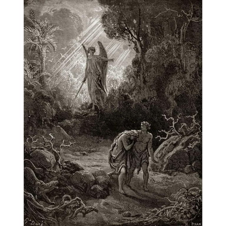 Dore, Gustave 15x18 Black Modern Framed Museum Art Print Titled