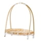 thumbnail image 2 of Cesta de almacenamiento portátil de bambú tejido para aperitivos, ideal para la mesa del comedor y la fruta. 1 capa, 2 of 9