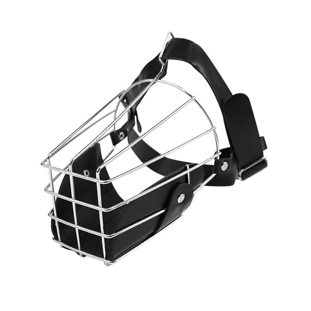 Milaget Dogs Muzzle Wire Basket for Positive Training Metal for Grooming Walking L L