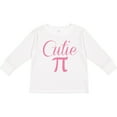 thumbnail image 3 of Inktastic Cutie Pie Pink Boys or Girls Long Sleeve Toddler T-Shirt, 3 of 5
