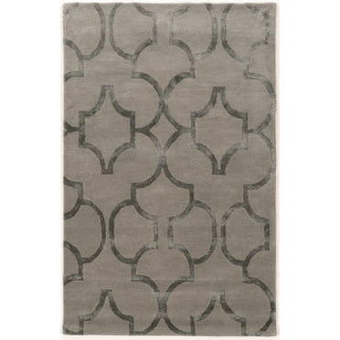 Aspire Wool Geo Slate 8X11