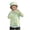 Green, variant on Girls' Sun Jacket, UV Blocking Summer Cool Fabric Lightweight Hooded Cape White Size 11-12 T