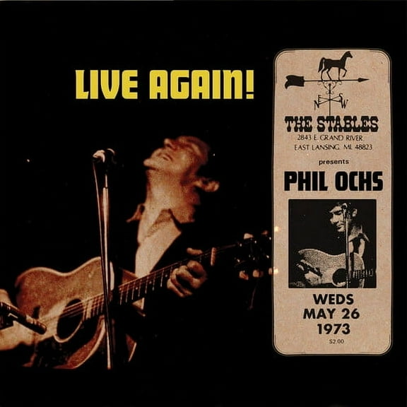 Phil Ochs - Live Again - Music & Performance - CD