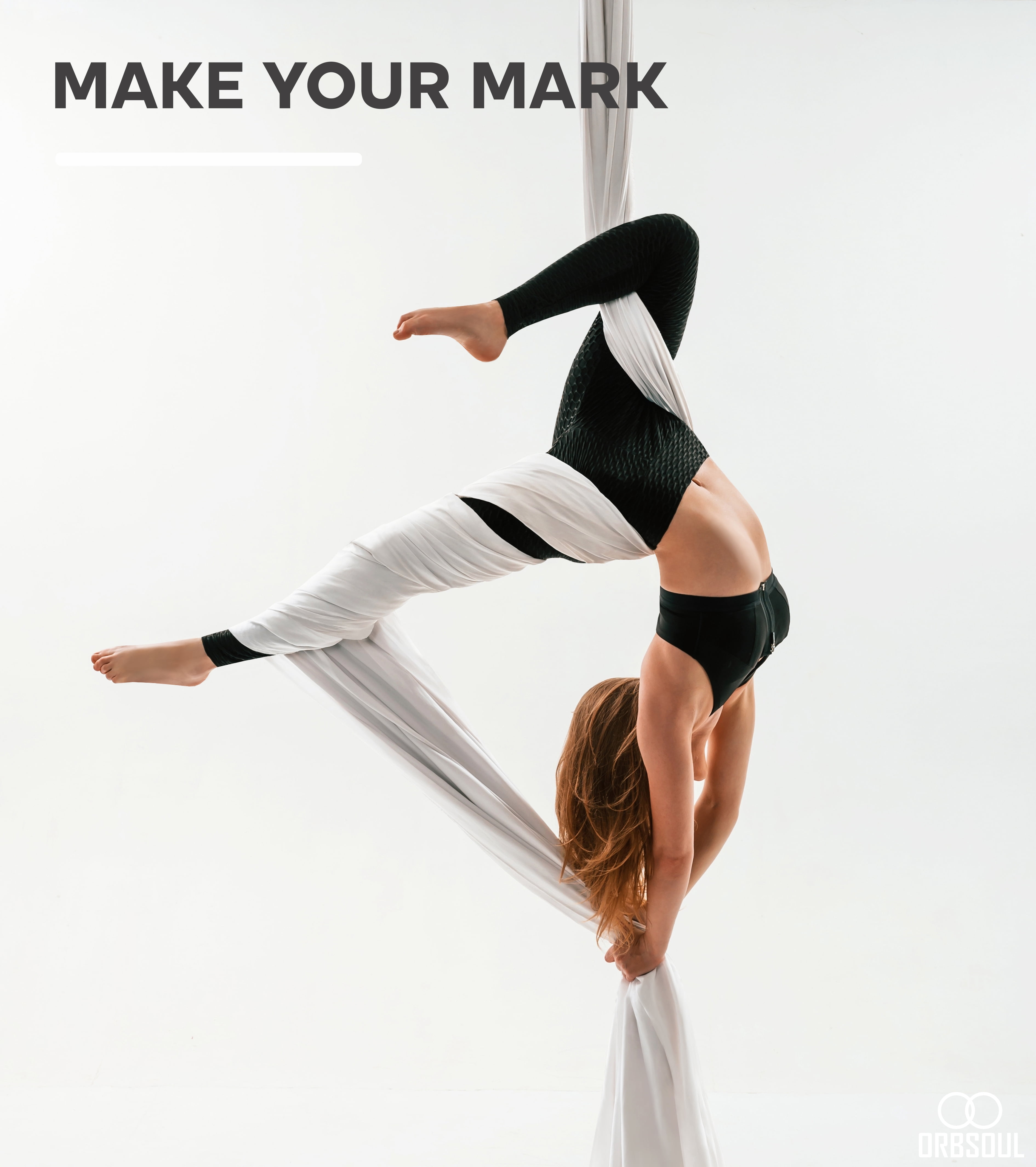 Orbsoul Aerial Silks Set + Yoga Hammock (Complete Rigging Hardware) - Premium Aerial Nylon Silks 40 Denier Tricot