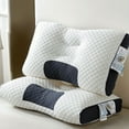 thumbnail image 5 of Pillow for Sleep Apnea, Deep Sleep Pillow, Sleep Apnea Pillow, Ergonomic Pillow for Neck and Shoulder, Pillow for Side, Back, Stomach Sleepers(2 PC), 5 of 5