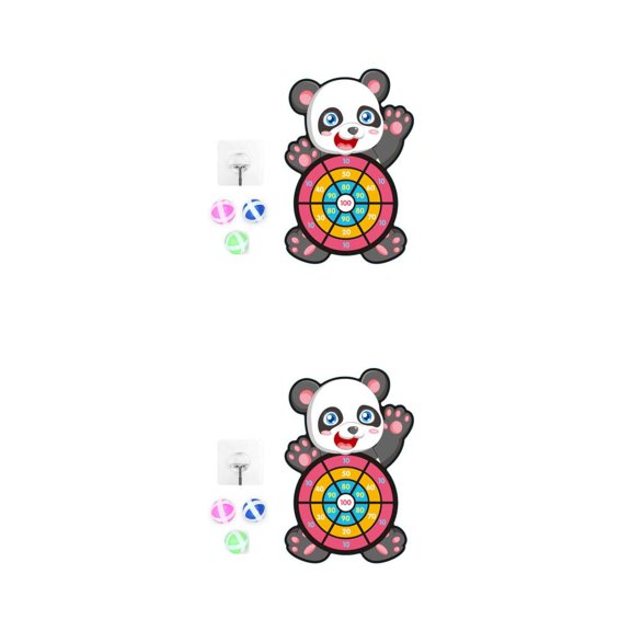 Bewildely Tablero de dardos de bola pegajosa para niños pequeños, montaje en pared interactivo, juego deportivo para interiores y exteriores, juguete, Type4 NO4 Bewildely CBP444381