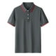 thumbnail image 1 of pstuiky Camisa de manga corta para hombre, Camisa informal de manga corta con cuello vuelto, cómoda y lisa, para hombre camisas casuales para hombre xxxl, 1 of 3