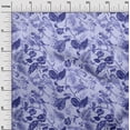 thumbnail image 3 of oneOone Cotton Cambric Medium Purple Fabric Asian Tropical Quilting Supplies Print Sewing Fabric By The Yard 56 Inch Wide, 3 of 4