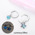 thumbnail image 4 of 2023 Pendientes De Concha Luminosa De Plata 925 Para Las Mujeres Pavimentan CZ Forma De Corazón Estrella Luna Compromiso Boda Joyería, 4 of 4