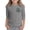 1-Grey1094, variant on Girls St. Patrick's Day T Shirt 3/4 Sleeve Clover Graphic Tee, Sizes 8-9