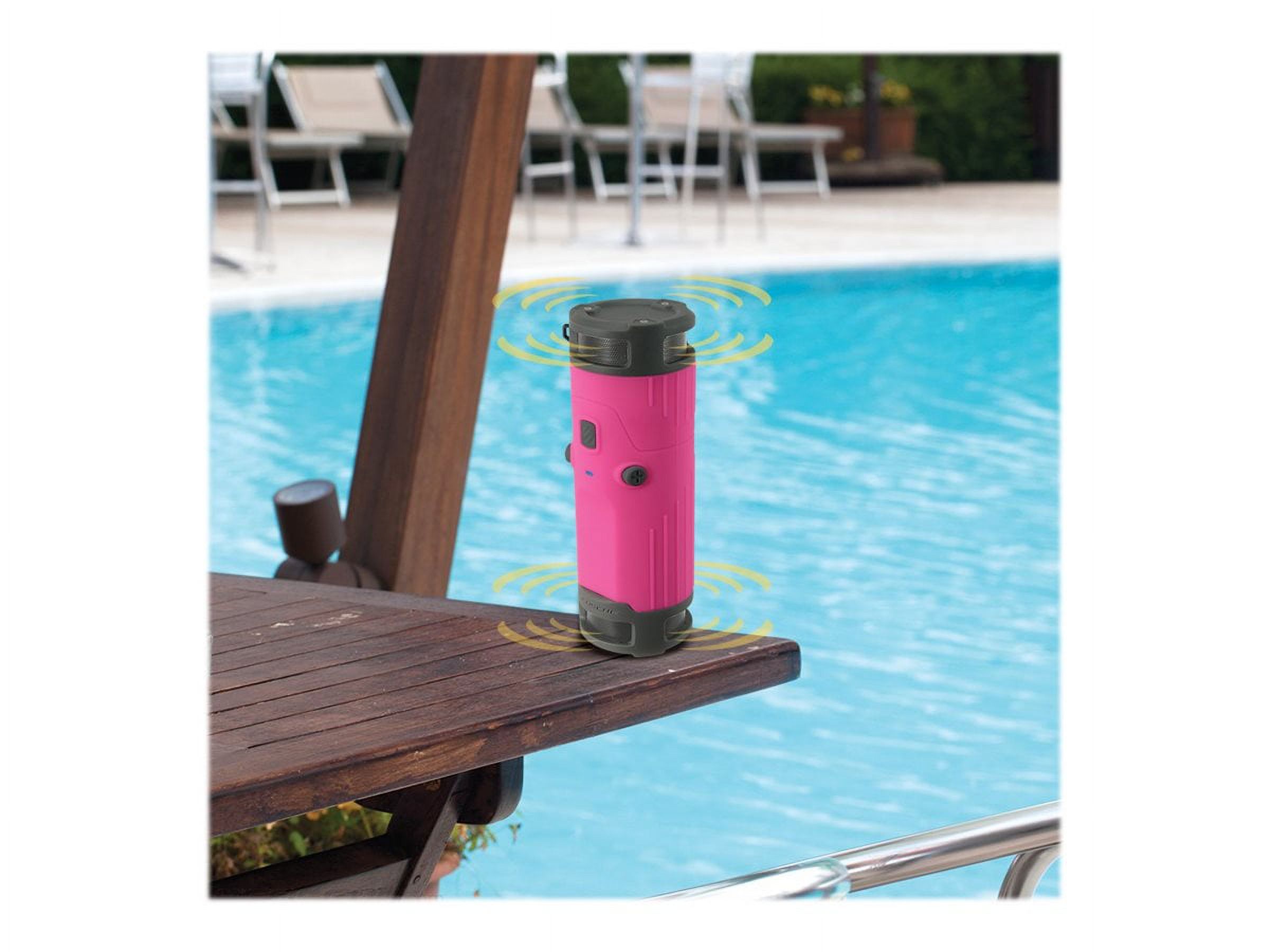 Scosche boomBOTTLE Portable Bluetooth Speaker, Pink - image 2 of 15