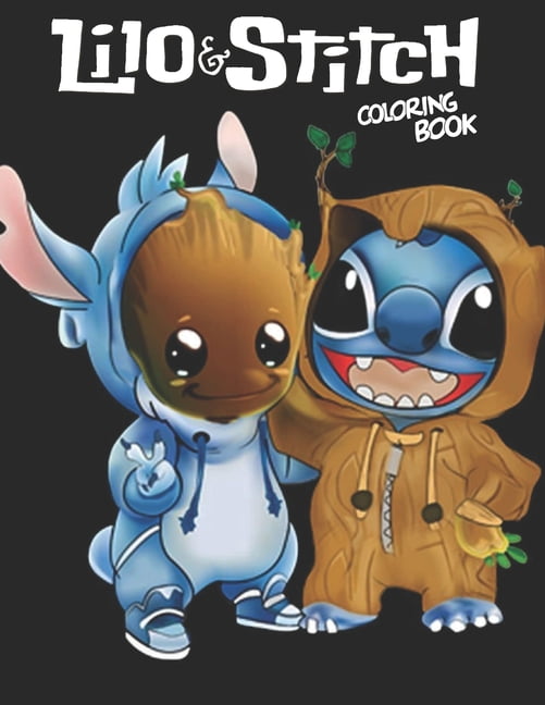 Lilo & Stitch Coloring Book: Great Coloring Book For Kids And Adults ...