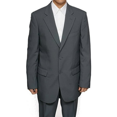 Mens Gray (Grey) Dress Suit - Includes Jacket & (Best Dressed Men In Suits)