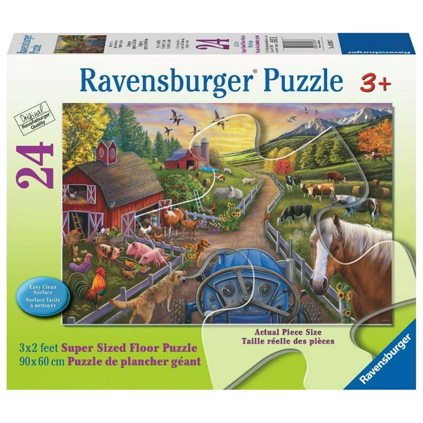  Ravensburger Bluey 24 Piece Giant Floor Jigsaw Puzzle for Kids  Age 3 Years Up - Educational Toddler Toy : Toys & Games
