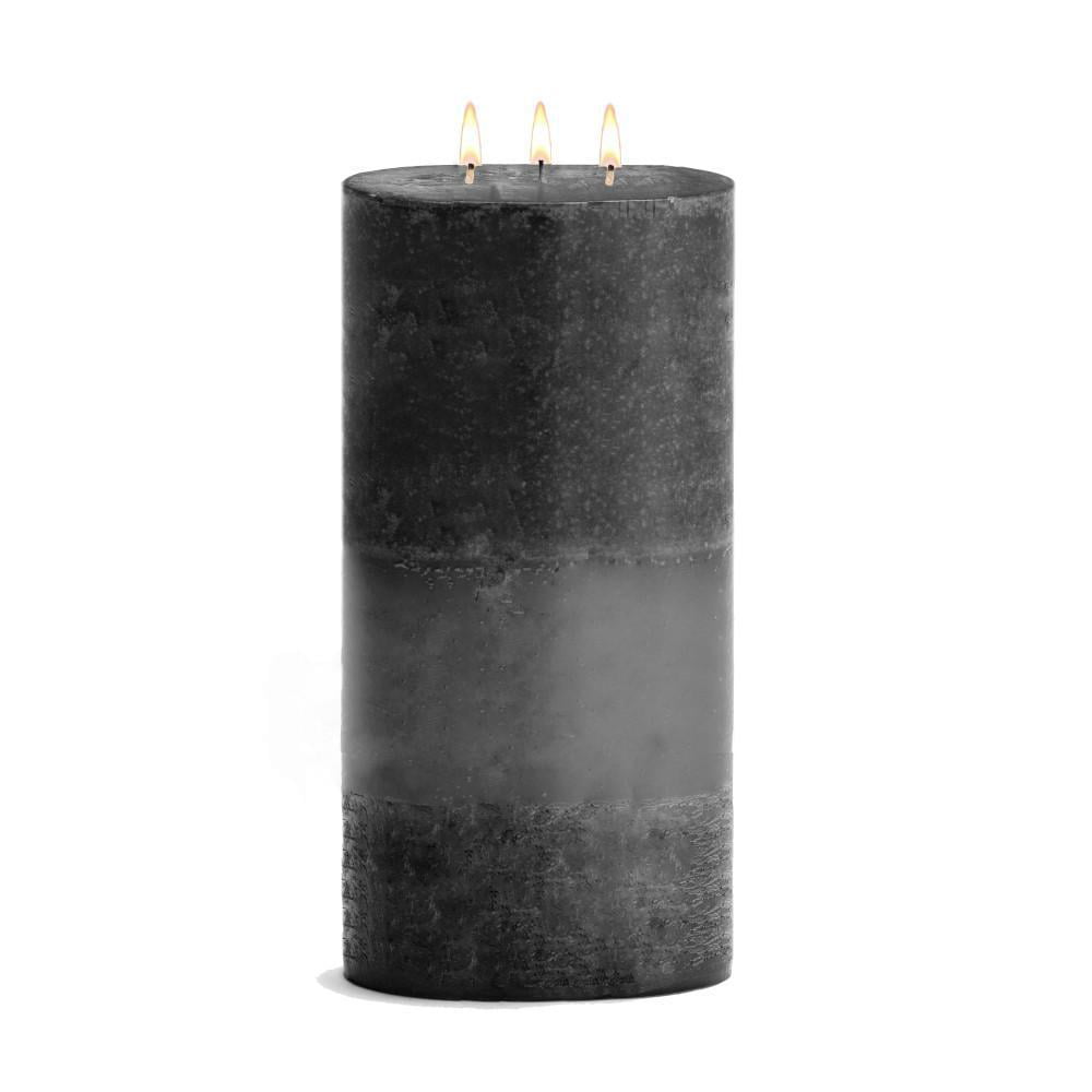 Unscented Candle Pillar Candles Soy Candles Bamboo Candle 