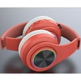 thumbnail image 3 of xgfhyjeh Wireless Bluetooth Headset, Noise Cancelling Over Ear Headphones for Sleep Gaming Running Workout Gym, Foldable Lightweight Memory Foam PC Headset With Mic, LED Light, 3 of 7