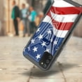 thumbnail image 2 of DALUX V Hybrid Kickstand Holster Phone Case Compatible with Samsung Galaxy A03s (2022) 6.5 inch - New Waving Half US Flag, 2 of 2