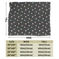 thumbnail image 3 of DouZhe Ultra-Soft Micro Fleece Lightweight Flannel Bed Blanket, Colorful Polka Dots Print Cozy Warm Throw Blankets, 40"x30", 3 of 7