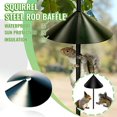thumbnail image 1 of Squirrel Proof Baffle Wrap Guard Around Protects Hanging Bird Feeders Durable, 1 of 8
