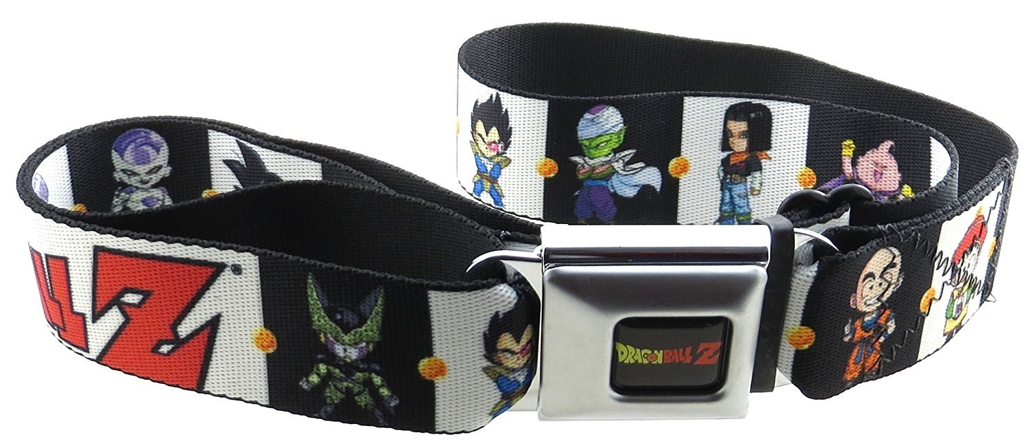 BuckleDown Dragon Ball Z Seatbelt Belt Anime Goku Adjustable Waist