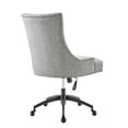 thumbnail image 4 of Modway Regent Tufted Fabric Office Chair in Black Light Gray, 4 of 9