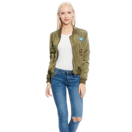 Women's Lightweight Butterfly Bomber Jacket