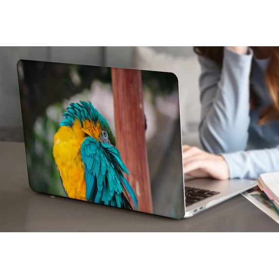 KSK KAISHEK Hard Case Shell Cover for Old Version MacBook Air 13" 2010 2011 2012 2013 2014 - 2017 A1369 A1466 + Black Keyboard Cover, Feather Series 0265