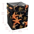 thumbnail image 5 of Starfish Foldable Car Trash Bin Mini Trash Can with Lid, Leak-proof, Hanging Storage Bag - Car Garbage Can, 5 of 6