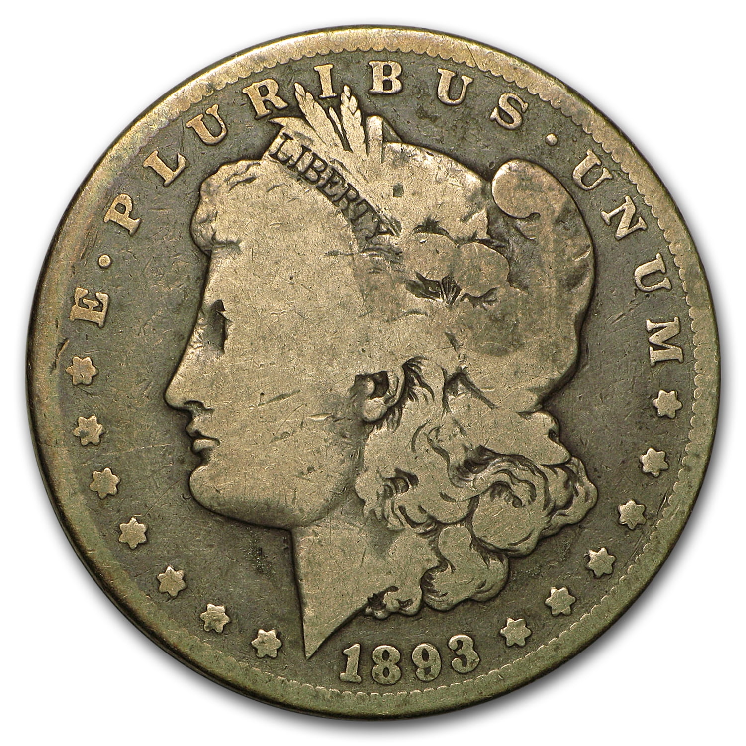 1893CC Dollar VG