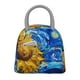 thumbnail image 1 of Disketp Whimsical Sunflowers Night Sky Bolsa Térmica para Almuerzo, Lonchera con Abertura Amplia y Gran Capacidad, Organizador Reutilizable para Mujeres, Hombres y Adultos, 1 of 6