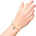 thumbnail image 2 of Disney Mickey Mouse Charm Bracelet 6.5" + 1" - Official License Gold Plated 100th Anniversary Limited Edition Bracelet, 2 of 5