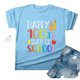 thumbnail image 1 of Fiudx Ropa de Mujer Camiseta Escolar para Mujer, Camiseta de Profesora de 100 Días, Camiseta Feliz de 100 Días, Impresión de Letras, Enseñanza, Manga Corta, 1 of 4