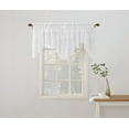 thumbnail image 4 of No. 918 Quinn Floral Lace Sheer Rod Pocket Curtain Valance, 4 of 6