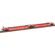 Walthers N Scale Thrall 5-Unit Articulated 48' Well Car Santa Fe/SFLC #254181