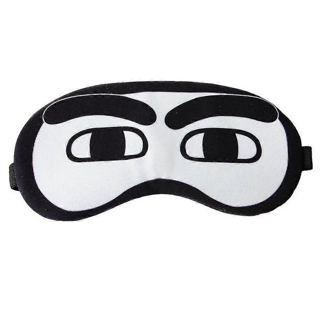 Venda divertida para los ojos para mujeres, hombres y niños, suave antifaz para dormir en viajes, estilo 1
