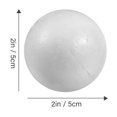 thumbnail image 4 of 50/100 piezas de bolas de espuma de poliestireno blancas grandes de 2/3/4/5/6 cm para manualidades, bolas redondas para manualidades, para decoración de fiestas de bodas, 4 of 5