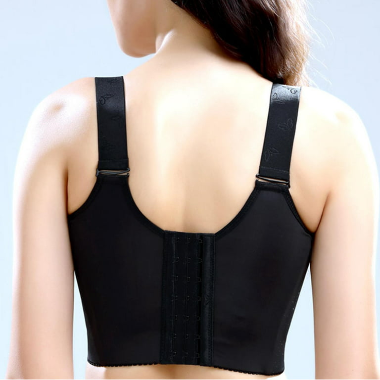 Plus Size Back Posture Corrector Bra for Women Comfort Fit Underwear Sports  Yoga Tank Top Bras Undershirt (Color : White, Size : S/Small)