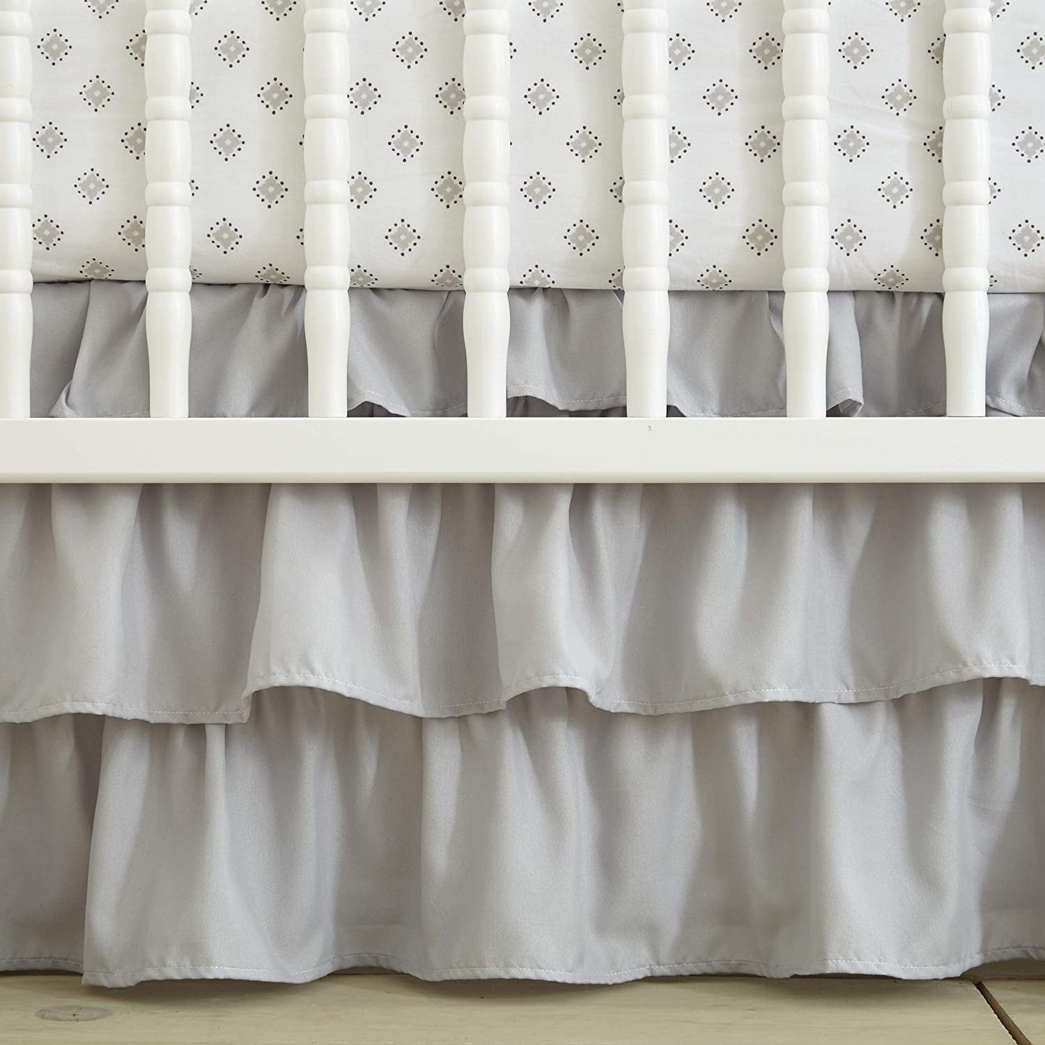 White ruffle crib skirt target cheap