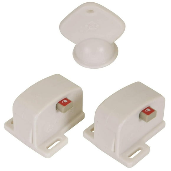 Seguro Magnético Safety 1st 2 Piezas 1 Llave Blanco HS130
