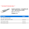 thumbnail image 2 of Coolant Level Sensor - Compatible with 1995 - 2005 Chevy Cavalier 1996 1997 1998 1999 2000 2001 2002 2003 2004, 2 of 2