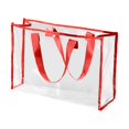 thumbnail image 1 of Kcodviy Sac de Natation Portable Sac Cosmétique en Toile Sacs Fourre-Tout en Vrac Sac de Rangement Multifonction Transparent Grand Sac Fourre-Tout de Travail pour Femmes Trousse de Toilette Grande Capacité Sac Fourre-Tout Pliable Sac de Plage, 1 of 3