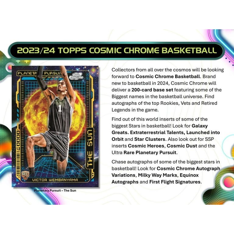 2023-24 Topps Cosmic Chrome Basketball Hobby Box - Walmart.com 2023-24 Topps Cosmic Chrome Basketball Hobby Box - Walmart.com