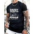 thumbnail image 1 of DADDY AND DAUGHTER Graphic Print for Men Women Couple Fashion T-Shirt, Street Short Sleeve Cotton T-Shirt, Comfort-Fit Crew Neck T-Shirt - Ultra-Soft, Breathable, Moisture-Wicking, Casual Summer Tee, 1 of 5