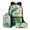 Cute Dinosaur Print, variant on Cute Panda Pencil Case Casual Shoulder Backpack Lunch Pouch Zipper Closure 3 Pack Crossbody Bag Set