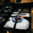 thumbnail image 3 of NICEXMAS 10Pcs Universal Fit Aluminum Foil Gas Range Drip Pans Oil Resistant Stove Liners, 3 of 5